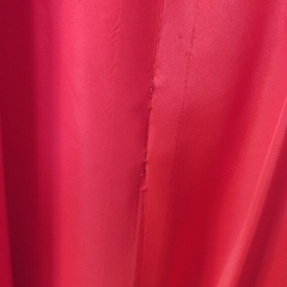 Vtg 50s Gigi Young Red Acetate Rockabilly Dress - Picture 6 of 8